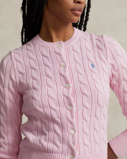 Ralph Lauren - Pink Cable-Knit Cardigan