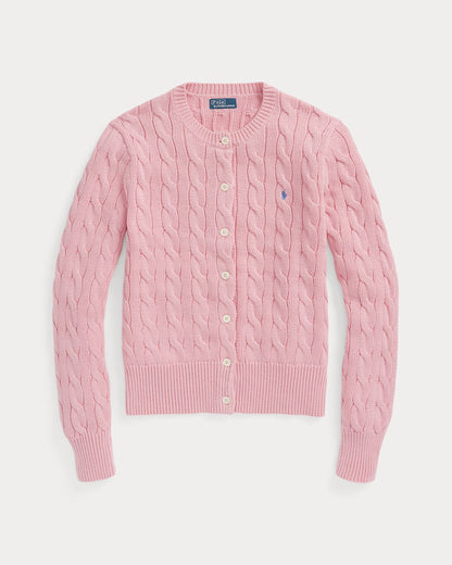 Ralph Lauren - Pink Cable-Knit Cardigan