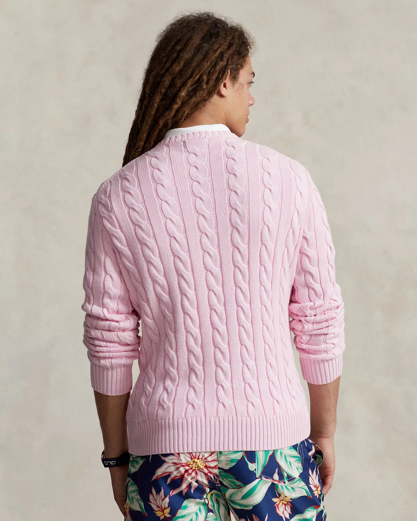 Ralph Lauren - Pink Cable-Knit Sweater