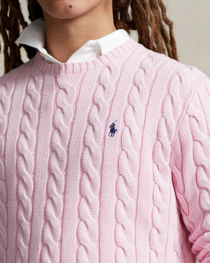 Ralph Lauren - Pink Cable-Knit Sweater